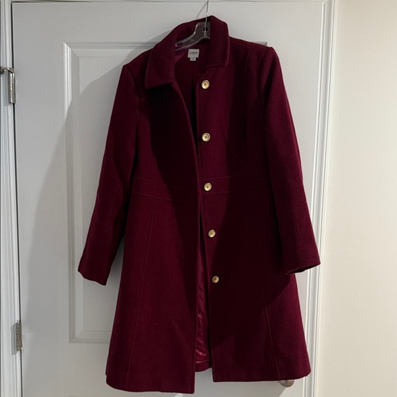 J.Crew factory - Wool blend lady day coat. Size 12 - Picture 2 of 2
